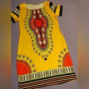 Girls Mid Length Dress - Size: Large (0393)